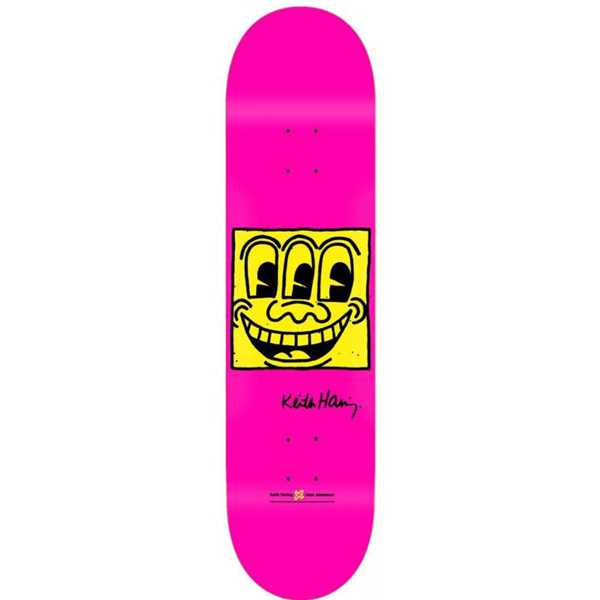 Alien Workshop x Keith Haring TV Face Skateboard Deck