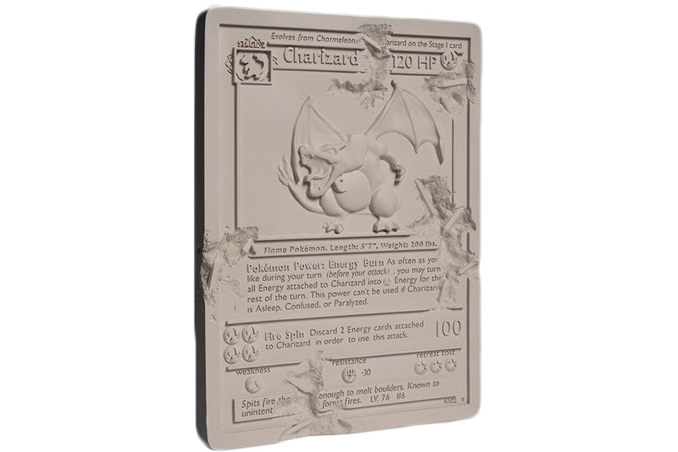 daniel arsham×Pokemon クリスタル 石版リザードン ピンク