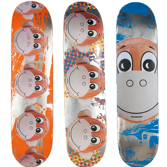 , Supreme x Jeff Koons Monkey Train Skateboard Decks, GC Editions